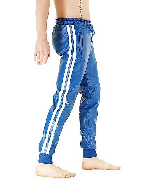 BOCKLE Lederhose Bockle® Boyjog Faux Blaue Kuns Leder Jogginghose Joggers günstig online kaufen