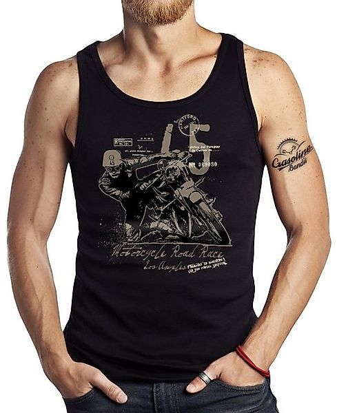 GASOLINE BANDIT® Tanktop für Hot-Rod Biker Racer Motorrad Fans: Road Race R günstig online kaufen