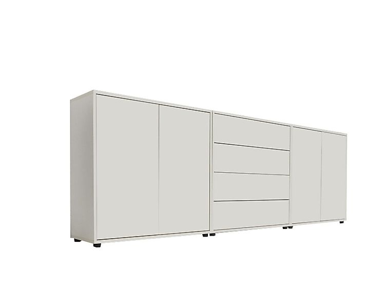BMG Möbel Sideboard Mailand Set 5 (Kommode Anrichte Aktenschrank), 2x Schuh günstig online kaufen