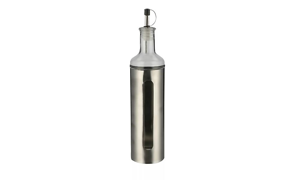 for friends Essig-/Ölflasche - grau - Edelstahl, Glas - 29 cm - Küchenzubeh günstig online kaufen