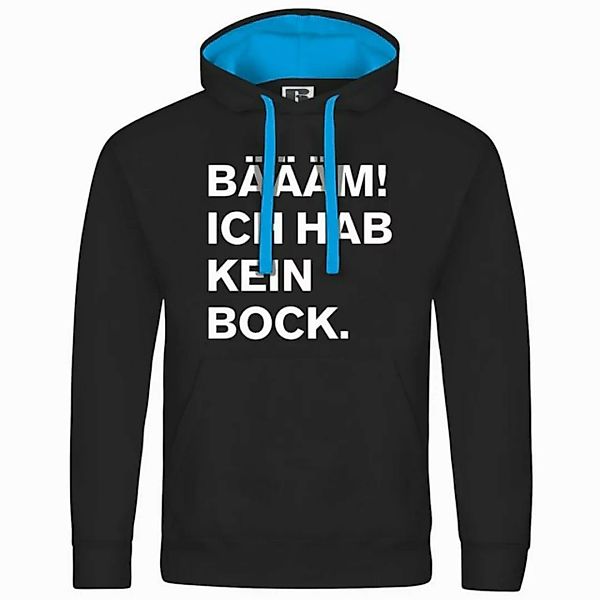 deinshirt Kapuzenpullover Herren Kapuzenpullover BÄÄÄM Ich hab kein bock me günstig online kaufen