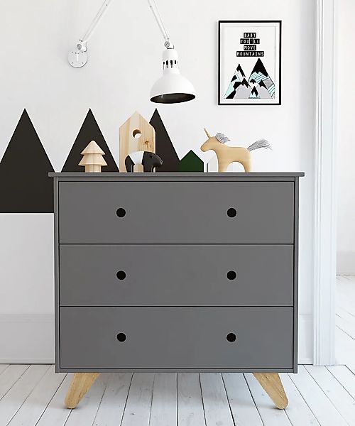 Möbilia Schubkastenkommode "Dolidoo" im modernen Scandi Design günstig online kaufen
