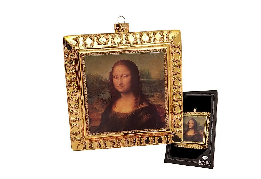 Krebs Glas Lauscha Christbaumschmuck Glasanhänger - Kunstwerke - Mona Lisa günstig online kaufen