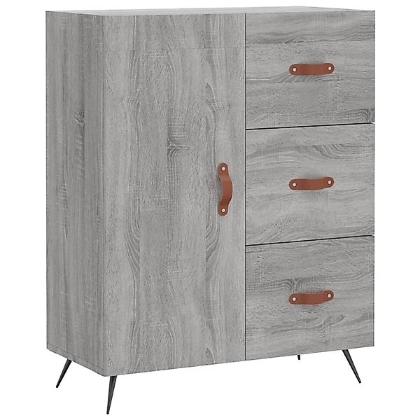 vidaXL Sideboard Grau Sonoma 69,5x34x90 cm Holzwerkstoff 827890 günstig online kaufen