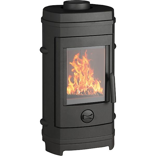Wamsler Rocky Kaminofen Gusseisen Schwarz 7 kW günstig online kaufen