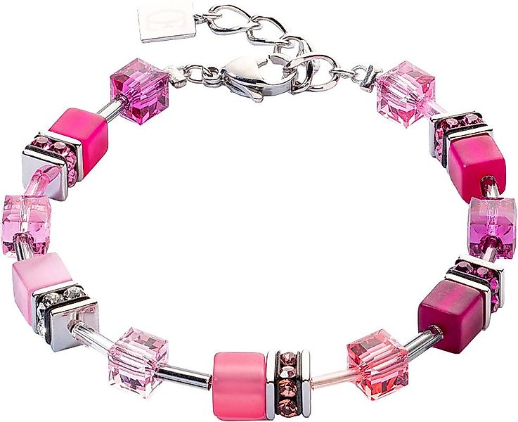 COEUR DE LION Armband Schmuck Edelstahl GeoCUBE® Iconic Würfelkette, Made i günstig online kaufen