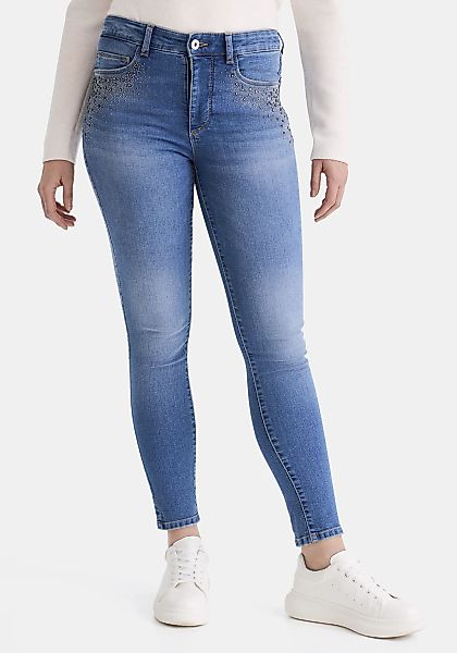 STOOKER WOMEN 5-Pocket-Jeans "Rio Colour Skinny Fit" Skinny Fit Casual Clea günstig online kaufen