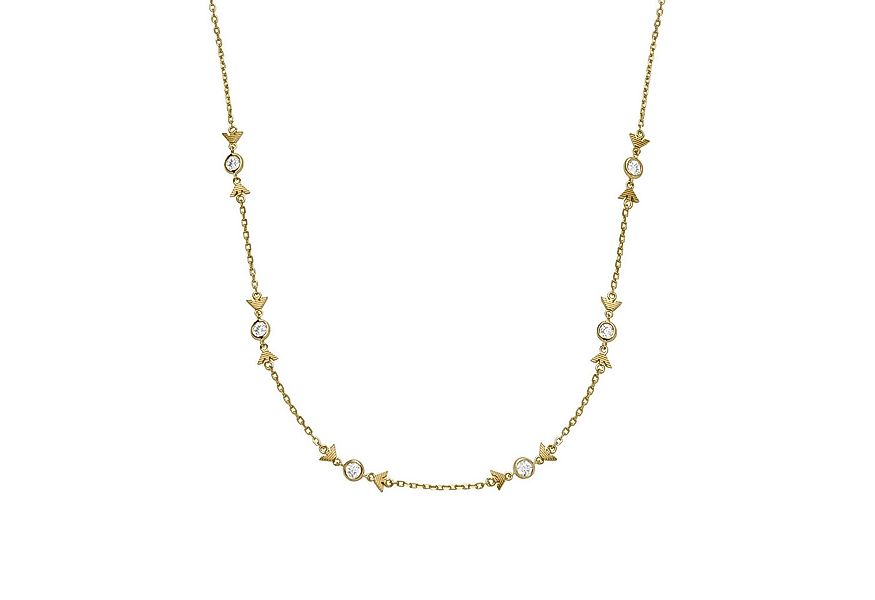 Emporio Armani Kette ohne Anhänger Schmuck Geschenk Silber 925 Halsschmuck, günstig online kaufen