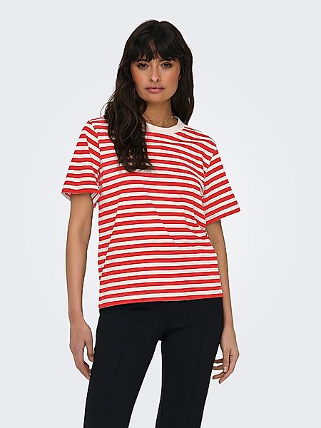 ONLY Kurzarmshirt ONLLIVINA S/S STRIPE TEE günstig online kaufen