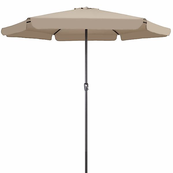 Sonnenschirm Maui Taupe Ø330cm UV-Schutz 80+ günstig online kaufen