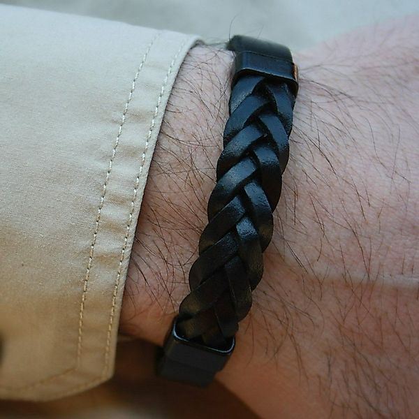 NAHLE Lederarmband Herren Leder Armband (1-tlg., inkl. Schmuckbox), aus Ech günstig online kaufen