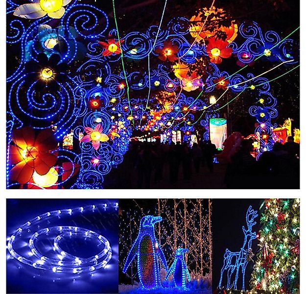 Trade-Shop LED-Lichterschlauch Helles LED Lichtband Lichtschlauch 36 LED/M günstig online kaufen