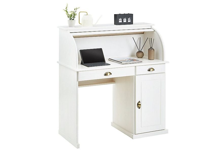 IDIMEX Sekretär TOM, Schreibtisch mit Rolladen und Stauraum Landhausstil We günstig online kaufen
