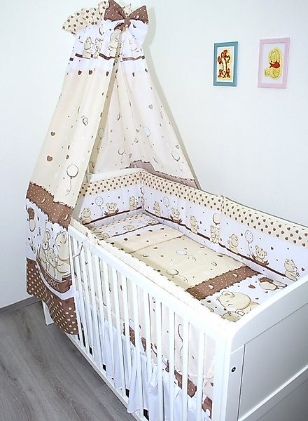Primawela Babybettwäsche Baby Bettset- 6 teiliges mit 420 Nestchen Vollstof günstig online kaufen
