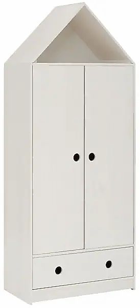 Lüttenhütt Kleiderschrank "Alpi", Kiefernholz, mit Einlegeböden und Kleider günstig online kaufen