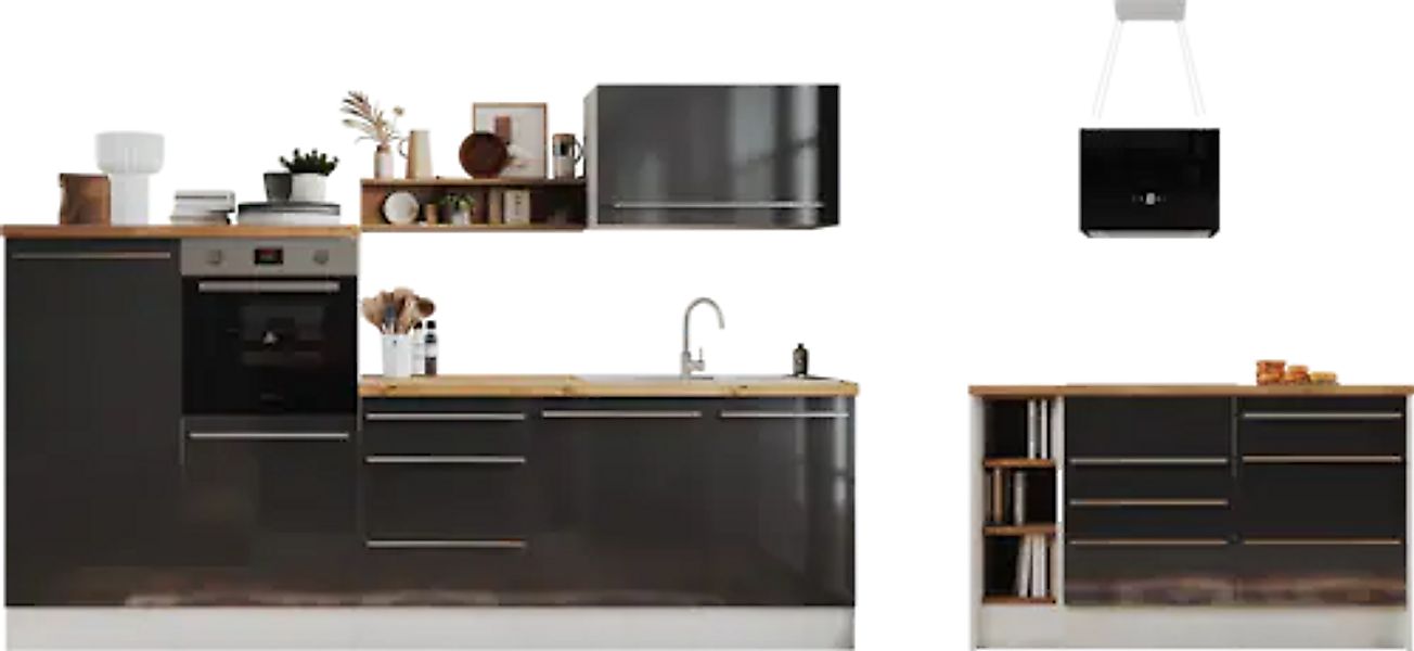 RESPEKTA Küchenzeile »Gabriel« Breite 290/150 cm mit Soft-Close in exklusiv günstig online kaufen