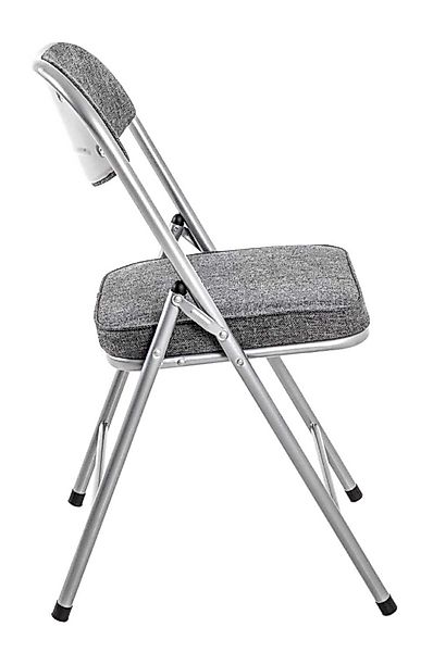 HAKU Klappstuhl KURT, Alufarben, Grau, Stahlgestell, günstig online kaufen