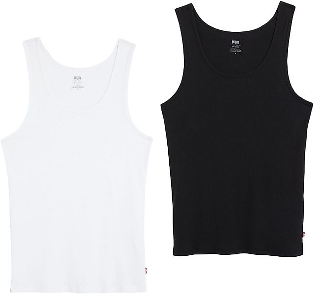 Levi's® Ripptanktop Pride Rib Tank - 2 Pack (Packung, 2-tlg., 2er) in Schwa günstig online kaufen