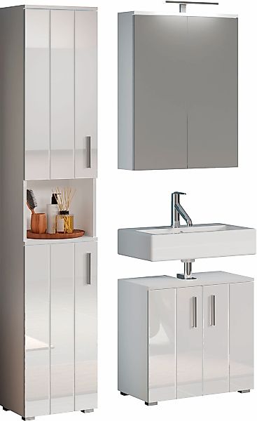 welltime Badezimmer-Set "Prag" Set, 3 Stk. tlg. günstig online kaufen