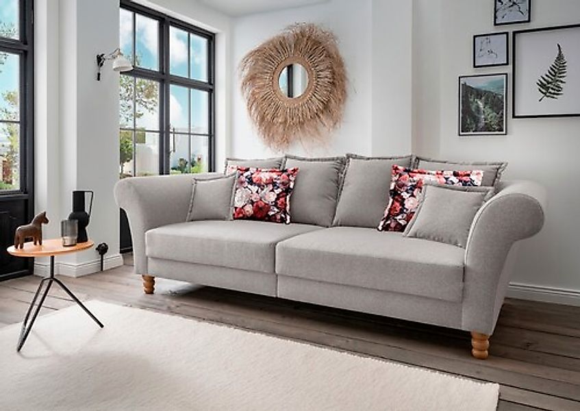 Home affaire Big-Sofa »Tassilo Mega Sofa mit viel Platz, bequem durch Kalts günstig online kaufen