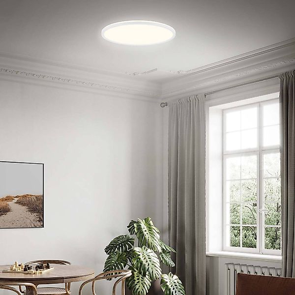 LED-Deckenlampe Slim, rund, 42cm günstig online kaufen
