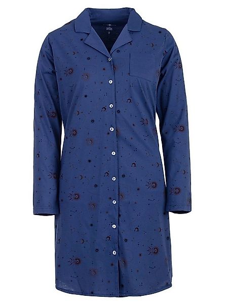 zeitlos Nachthemd Nachthemd Langarm - Sonne Mond Sterne günstig online kaufen