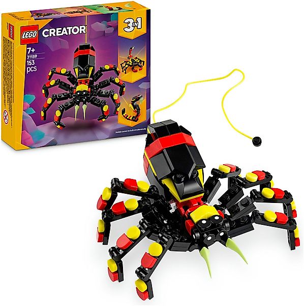 LEGO® Wilde Tiere: Überraschungsspinne (31159), LEGO günstig online kaufen