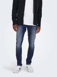Only & Sons Herren Jeans ONSLOOM SLIM 3030 - Slim Fit - Blau - Blue Denim günstig online kaufen