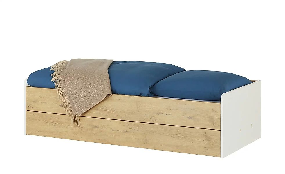 Stauraumbett  Grow Up ¦ holzfarben ¦ Maße (cm): B: 127 H: 54,5 Betten > Bet günstig online kaufen