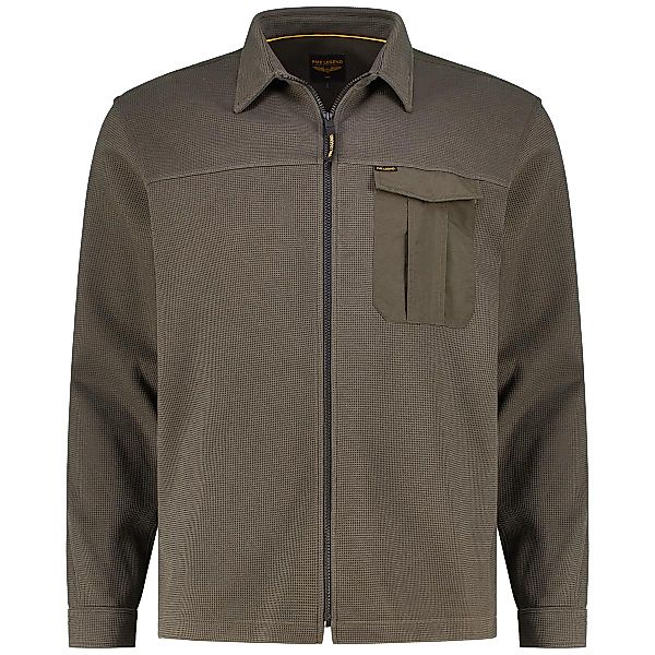 PME LEGEND Overshirt mit Stretch Farbe anthrazit Größe: 5XL günstig online kaufen