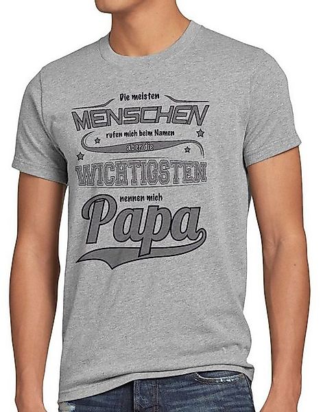 style3 T-Shirt Meisten Menschen rufen Namen wichtigsten Papa Vater Fun Spru günstig online kaufen