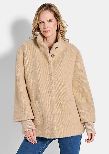 GOLDNER Outdoorjacke Modische Jacke mit Strickbündchen günstig online kaufen