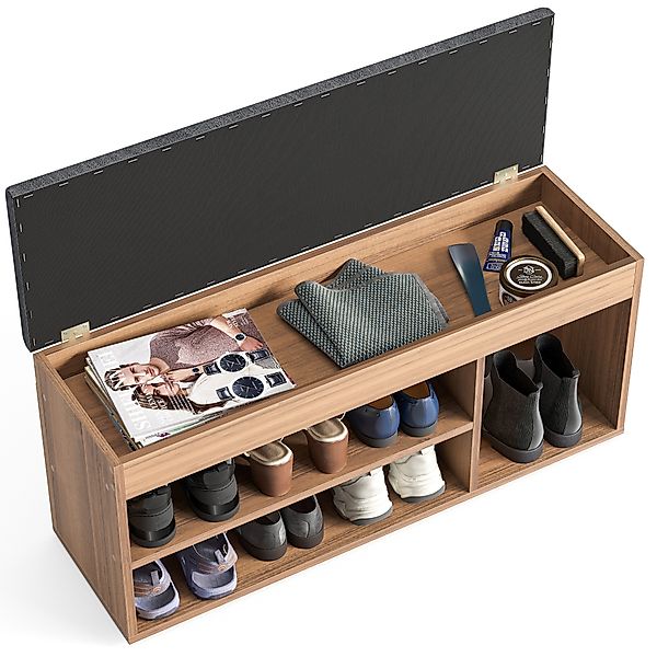 KOMTO Schuhbank Mit Sitzfläche Schuhregal Bank günstig online kaufen