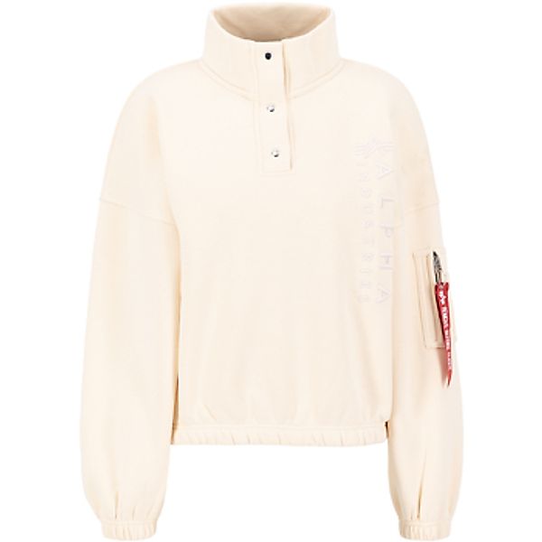 Alpha  Sweatshirt EMB HC OS Sweater Women - jet stream white günstig online kaufen