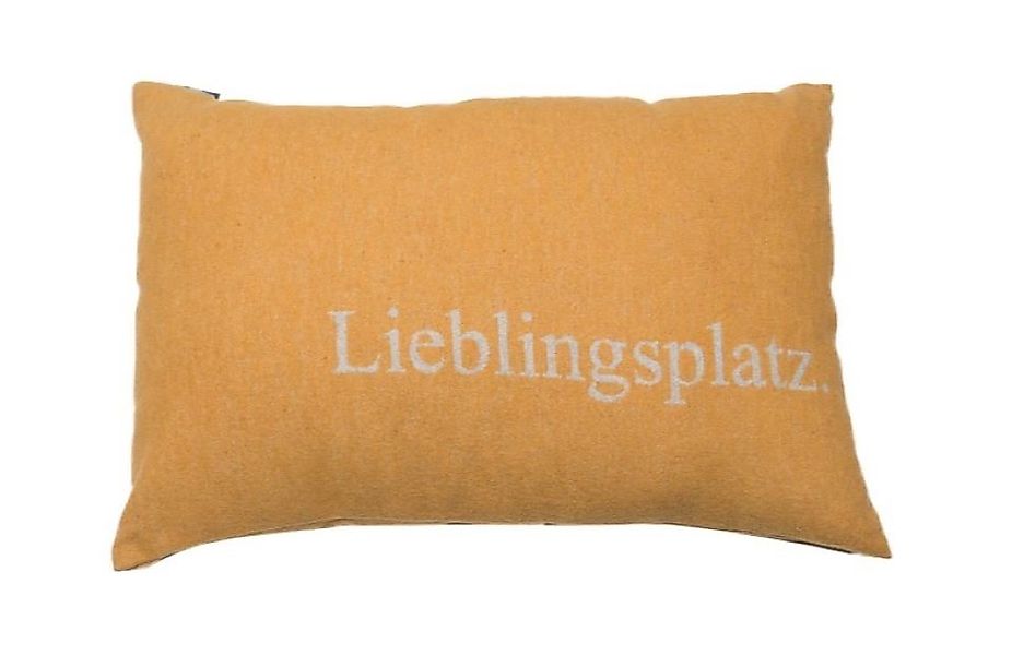 DAVID FUSSENEGGER Kissenhülle Silvretta 'Lieblingsplatz' 40 x 60 cm günstig online kaufen