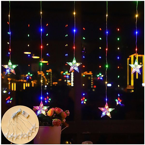 MUPOO LED-Lichterkette 82 Led Lichtervorhang Ramadan günstig online kaufen