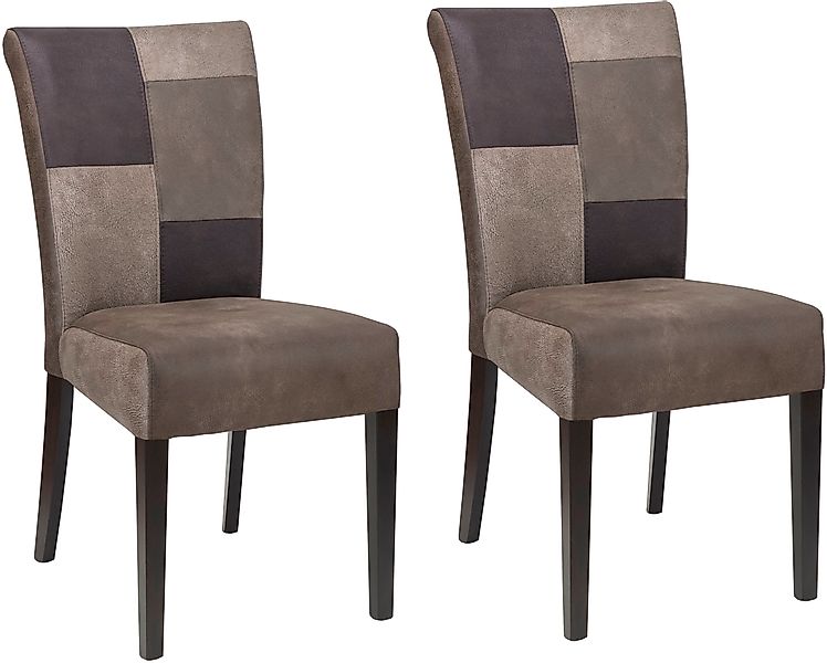 Home affaire Esszimmerstuhl »Queen« (Set) 2 Stk. Lederoptik Beingestell aus günstig online kaufen