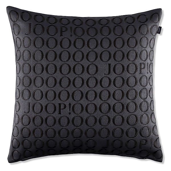 JOOP! Kissenhüllen Fine Signature - Farbe: Anthrazit - 012 - 50x50 cm günstig online kaufen
