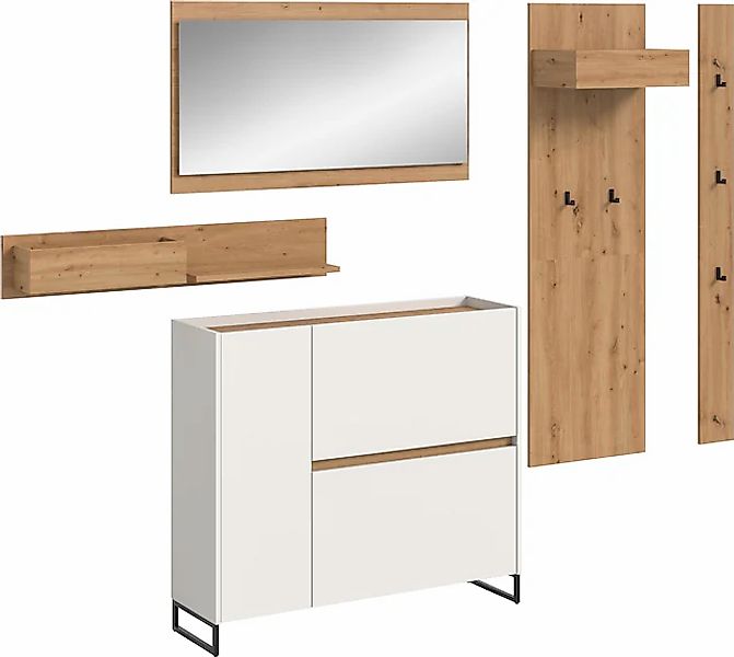 INOSIGN Garderoben-Set »EVRID, 5-teilig, Breite 236 cm, individuell stellba günstig online kaufen