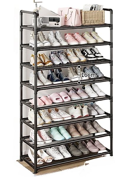 Jumpeak Schuhregal schuhregal schmal,schuhregal metall,schuhregal 80 cm bre günstig online kaufen
