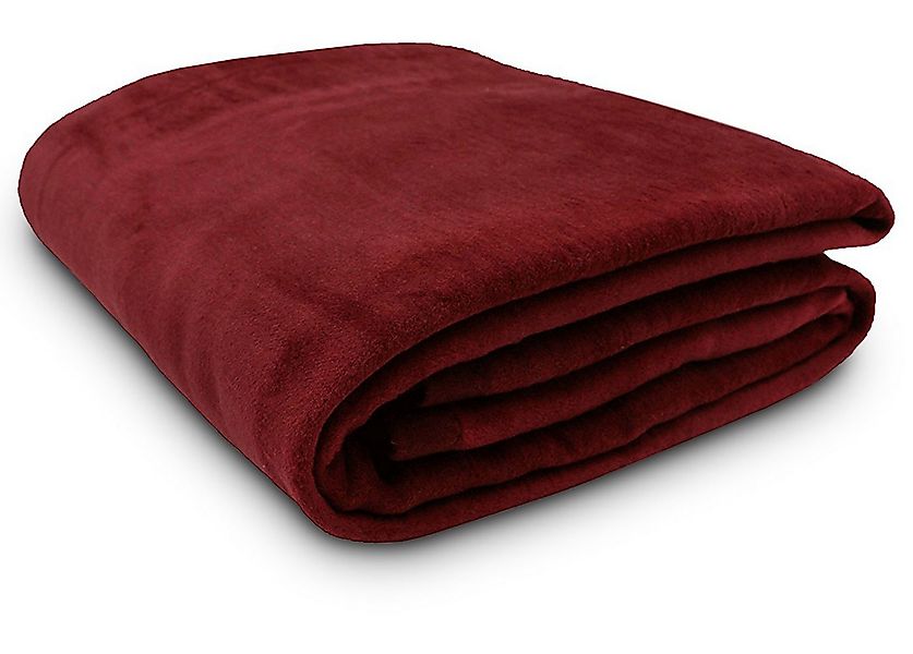 Wohndecke, ZOLLNER, 220 x 240 cm, 60% Baumwolle, 40% Polyacryl, auch in XXL günstig online kaufen