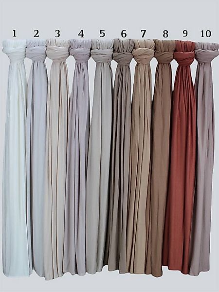 Aymasal Kopftuch XXL Jersey Luxury Hijab Kopftuch Scarf Schal Extra lang 19 günstig online kaufen