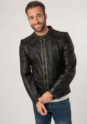 Mauritius Lederjacke 2Mgoji SF mit markanten günstig online kaufen