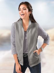 Sieh an! Fleeceweste Fleeceweste Länge ca. günstig online kaufen