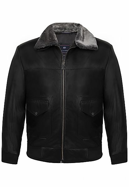 Felix Hardy Lederjacke "Lederjacke mit Kunstpelzkragen" günstig online kaufen