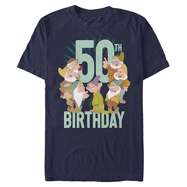 Disney - Schneewittchen - Gruppe Dwarves Fifty Bday - Männer T-Shirt günstig online kaufen