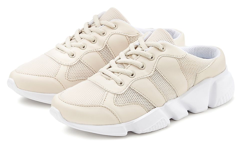 LASCANA Sabot Sneaker, Freizeitschuh, Halbschuh, aus günstig online kaufen