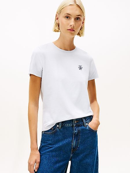 Tommy Hilfiger Kurzarmshirt TH SCRIPT REG günstig online kaufen