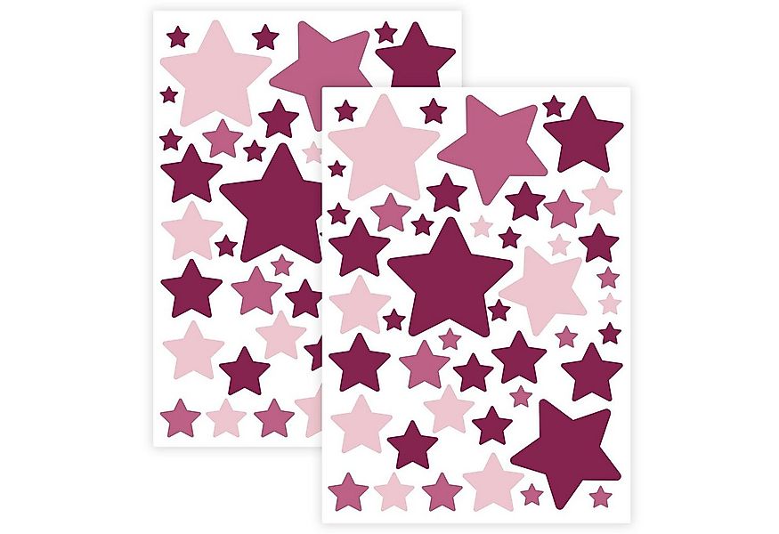 WANDKIND Wandtattoo Sternen Set 94 Stück V281 günstig online kaufen