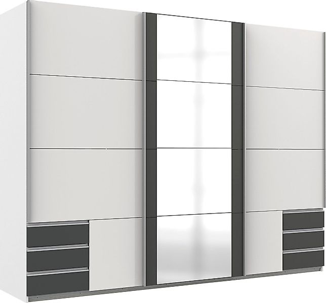 Wimex Schwebetürenschrank Emden moderner Kleiderschrank mit Spiegel und Sch günstig online kaufen